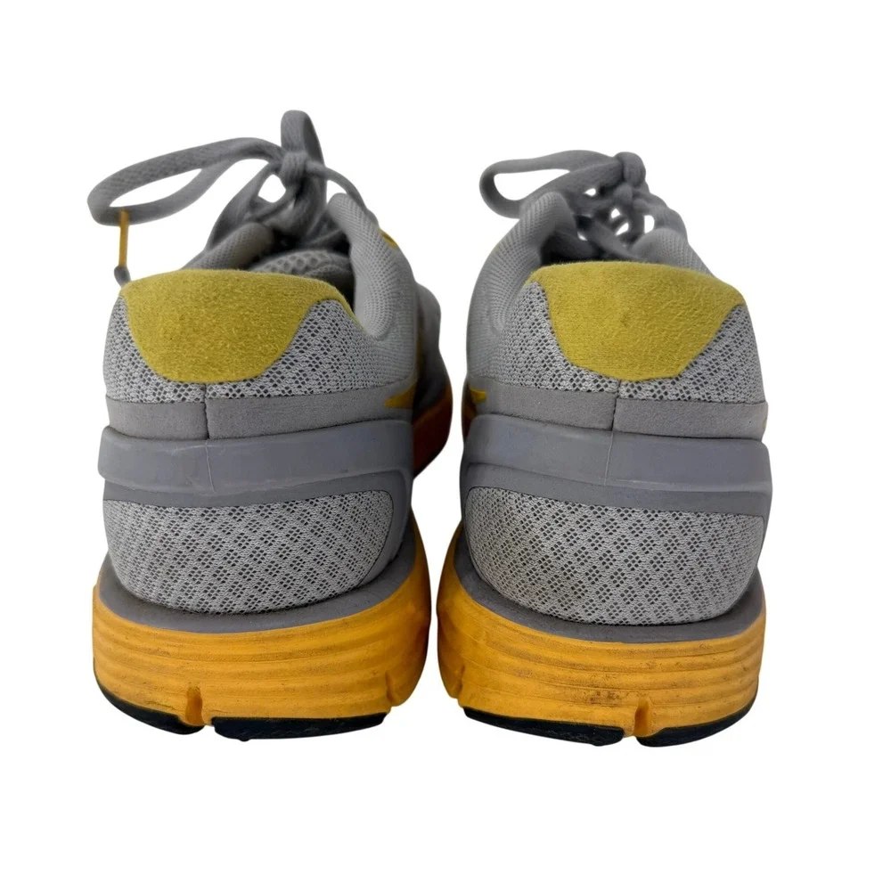 Nike Lunarglide 3 Livestrong Mens Running Shoes Grey Yellow 454514-070‎ Size 9.5